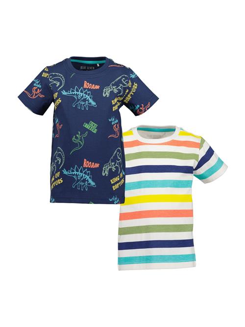 BLUE SEVEN Bluser & t-shirts  aqua / gul / orange / hvid