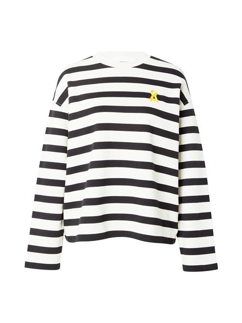 ARMEDANGELS Pullover 'Frankaa'  gul / sort / hvid