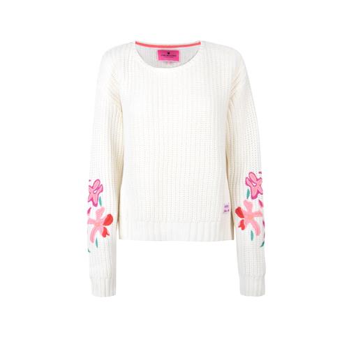 Se LIEBLINGSSTÜCK Pullover 'Amina'  fuchsia / lyserød / offwhite ved About You