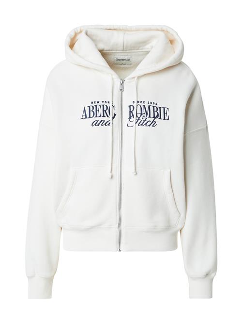 Abercrombie & Fitch Sweatjakke  lysebeige / marin