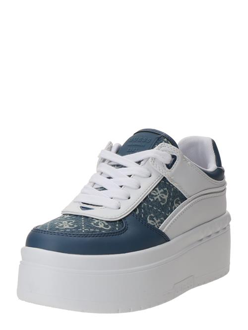 GUESS Sneaker low 'RIDGEE2'  marin / hvid