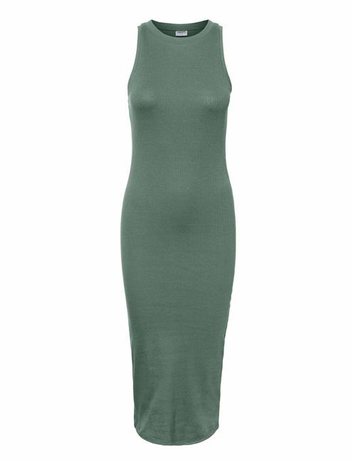 Vmlavender Sl O-Neck Calf Dress Vma Noos Vero Moda Green