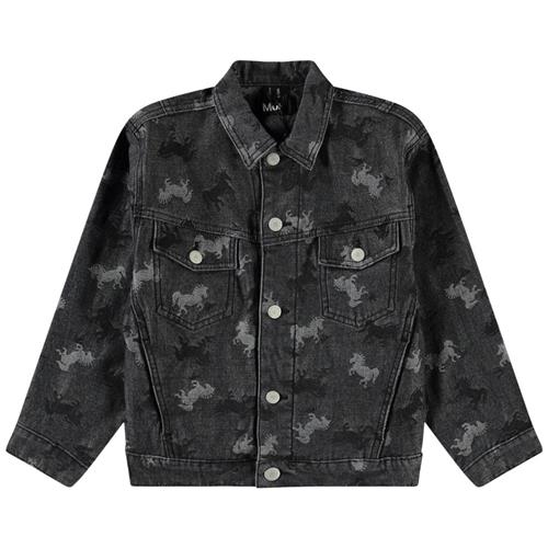 Molo Hedly Denim Jacket Giddy-up | Sort | 104 cm