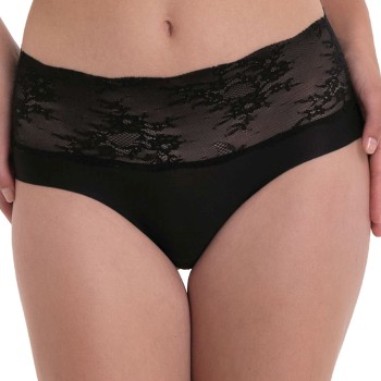 Anita Trusser Essential High Waist Lace Briefs Sort Medium Dame