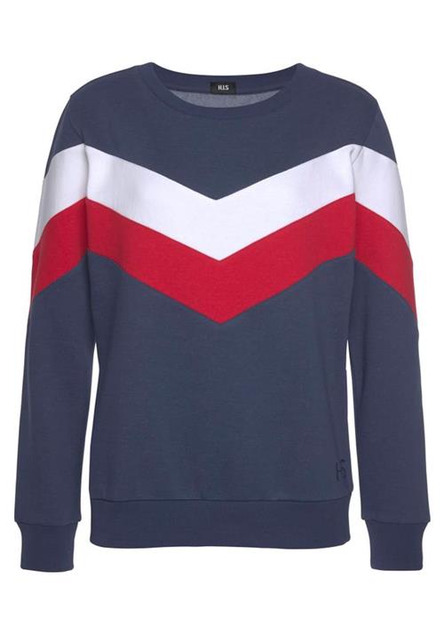 Se H.I.S Sweatshirt  navy / rød / hvid ved About You