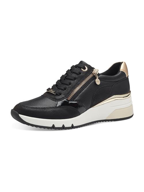 s.Oliver Sneaker low  guld / sort