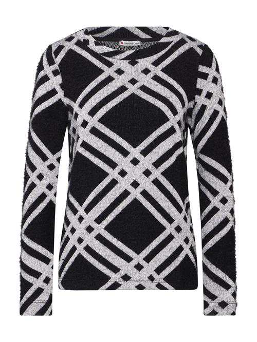 STREET ONE Shirts  grå / sort