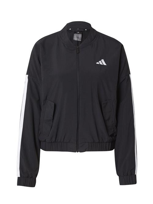 ADIDAS SPORTSWEAR Sportsjakke  sort / hvid