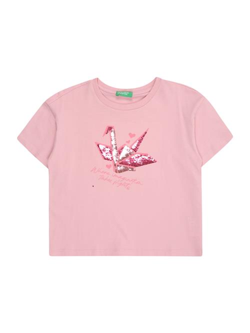 UNITED COLORS OF BENETTON Bluser & t-shirts  lyserød / rosé / gammelrosa