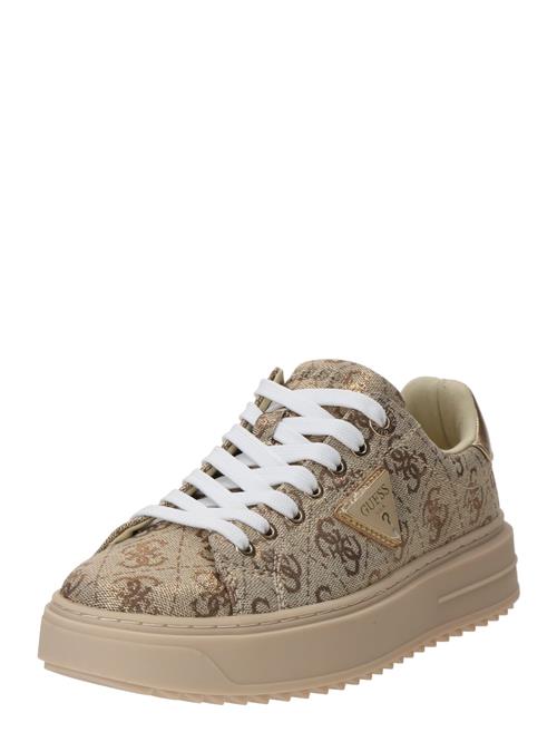 GUESS Sneaker low 'DENESA13'  brun / guld