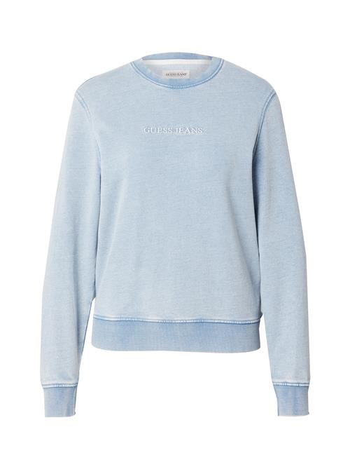 Se GUESS JEANS Sweatshirt  lyseblå ved About You