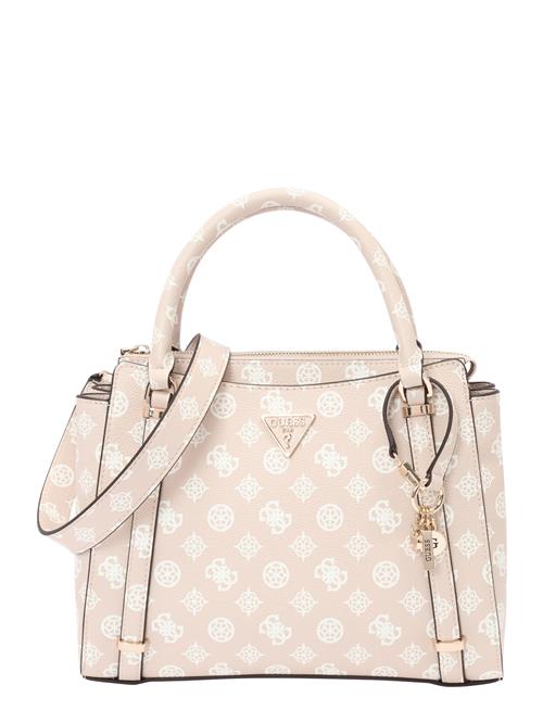 GUESS Håndtaske 'ECO ERICA'  nude / guld / hvid