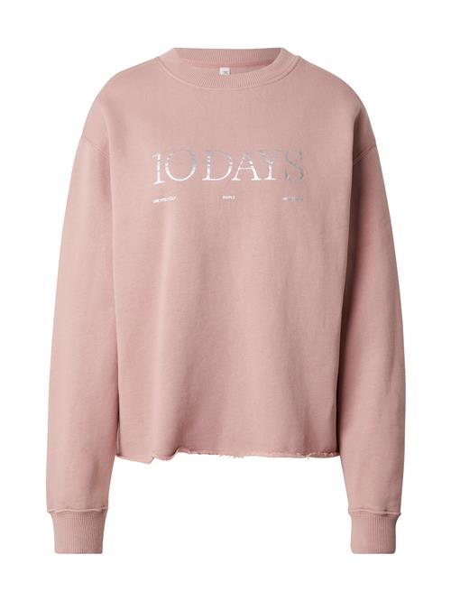 10Days Sweatshirt  lys pink / sølv