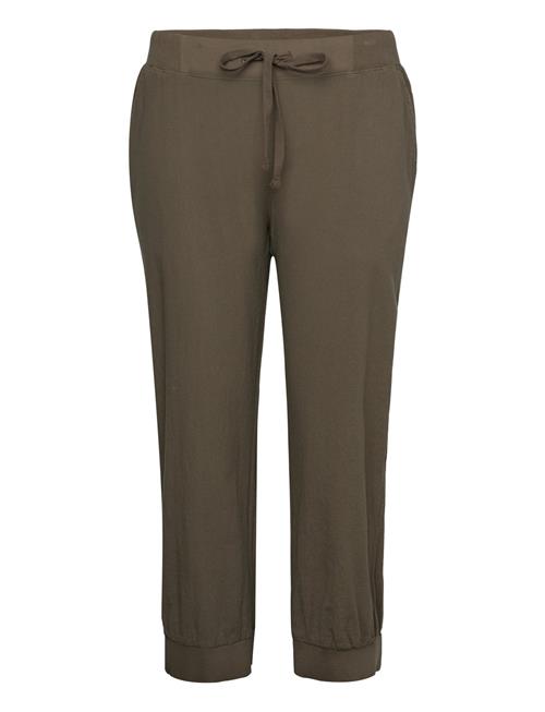 Kcnana Capri Pants Kaffe Curve Khaki