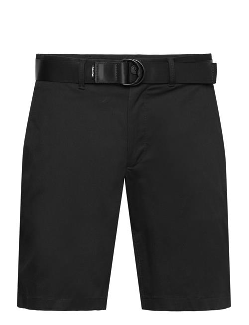 Modern Twill Slim Short Belt Calvin Klein Black