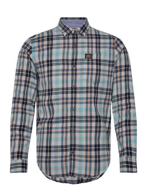 L/S Cotton Lumberjack Shirt Superdry Blue