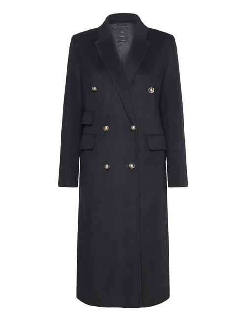 Handmade Butt D Wool Coat Mango Navy