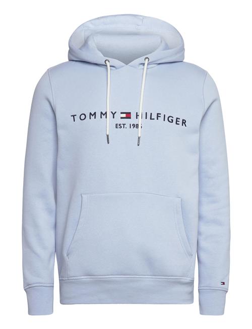 Se Tommy Logo Hoody Tommy Hilfiger Blue ved Booztlet