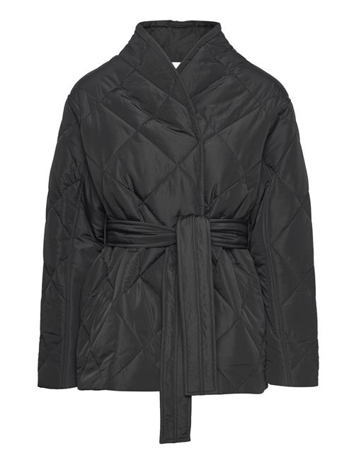 Alma Quilted Short Jacket NORR Black