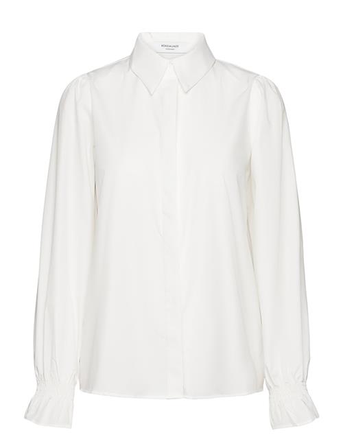 Shirt W/ Smock Detail Rosemunde White