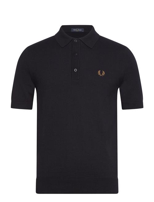 Classic Knitted Shirt Fred Perry Navy