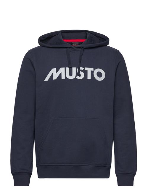 Se M Musto Logo Hoodie Musto Navy ved Booztlet