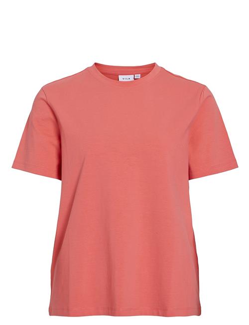 Vinora S/S T-Shirt - Noos Vila Red