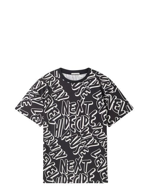 Over Printed T-Shirt Tom Tailor Black