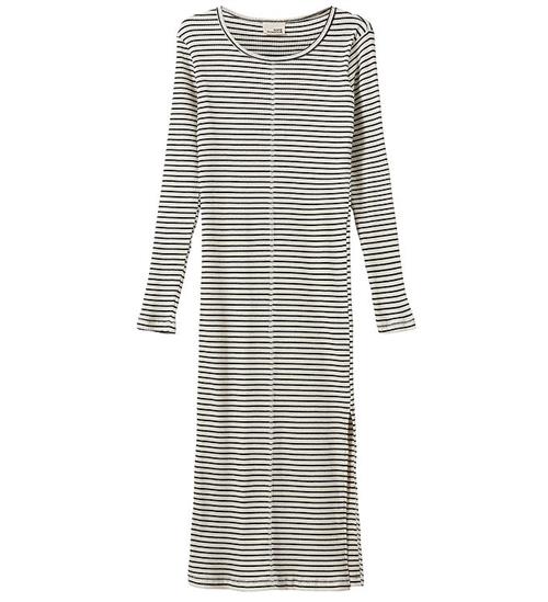 Sofie Schnoor Kjole - Rib - Facitasy - Black Striped