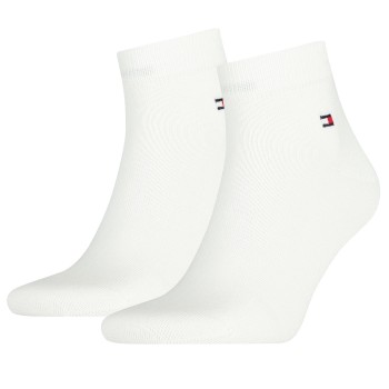 Tommy Hilfiger Legwear Tommy Hilfiger Strømper 2P Men Quarter Sock Hvid Str 47/49 Herre