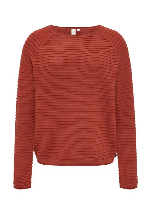 QS Pullover  rubinrød