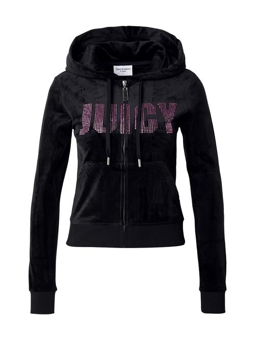 Juicy Couture Sweatjakke 'IMPACT EVY'  pink / sort