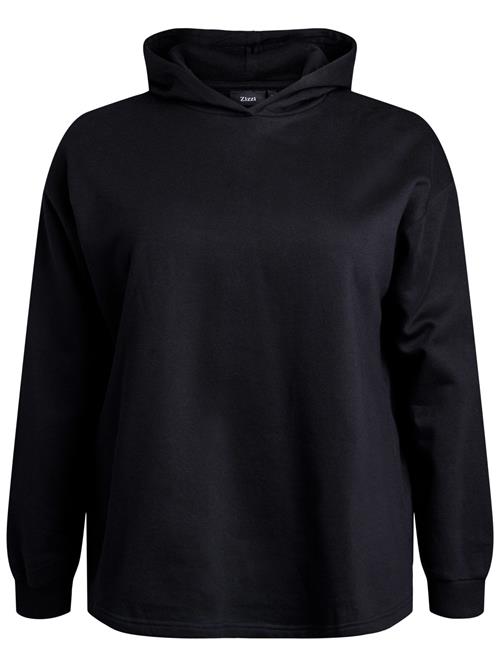 Zizzi Sweatshirt 'Mrikke'  sort