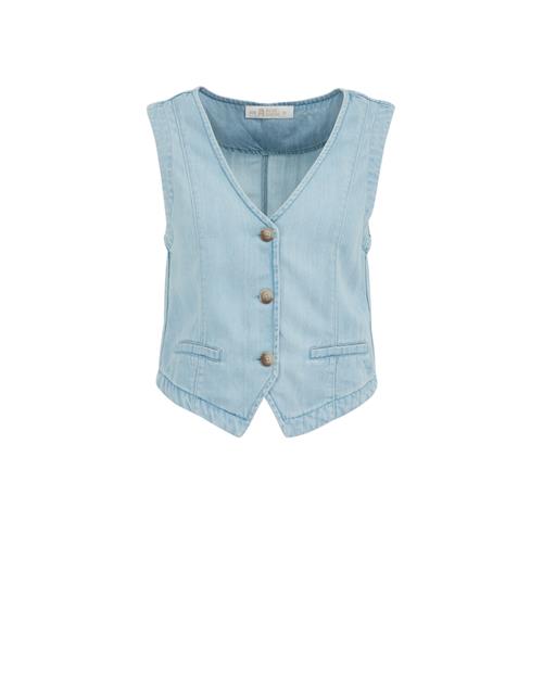 WE Fashion Vest  blue denim