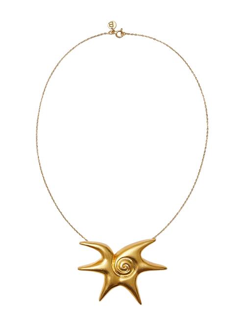 Solar Necklace Blue Billie Gold