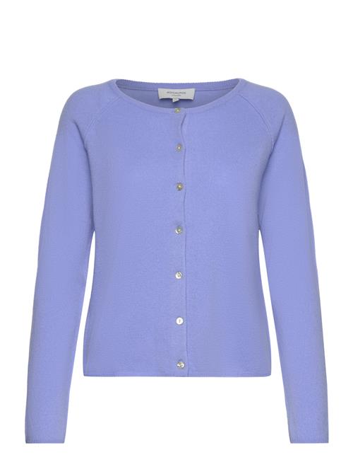 Rwlaica Cashmere Ls O-Neck Raglan C Rosemunde Blue
