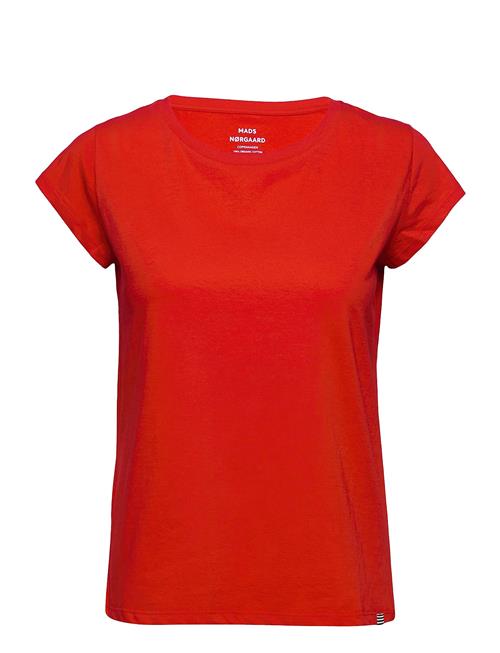 Fine Jersey Teasy Tee Fav Mads Nørgaard Red