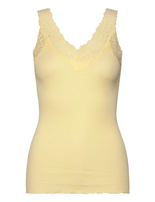 Organic Top W/ Lace Rosemunde Yellow