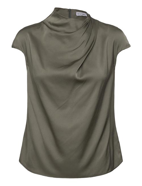 Lima Silk Top Ahlvar Gallery Khaki