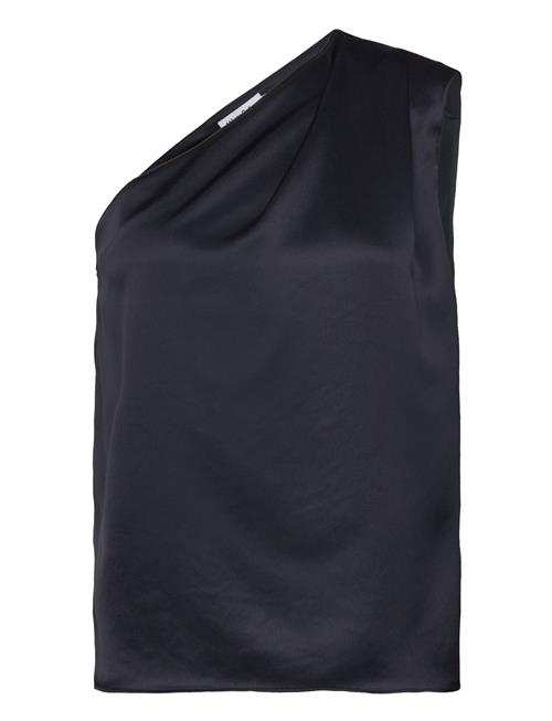 Elle Satin Tank Ahlvar Gallery Navy