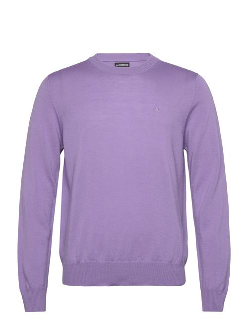 Keane Light Merino Crew Neck J. Lindeberg Purple