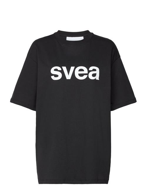 Smaustin Boxy Logo Ss T-Shirt Svea Black