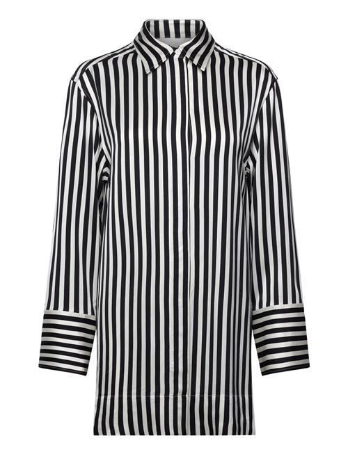 Lea - Striped Viscose Day Birger Et Mikkelsen Black