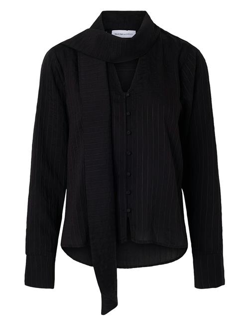 Slflucia Ls Tie Shirt B Selected Femme Black