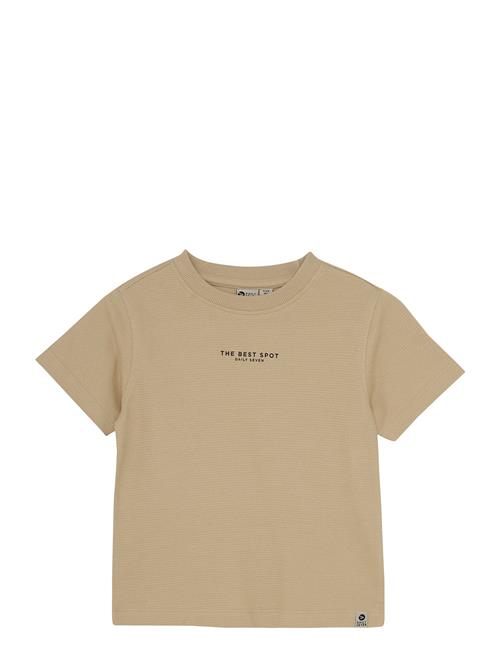 T-Shirt Structure Print Daily 7 Beige