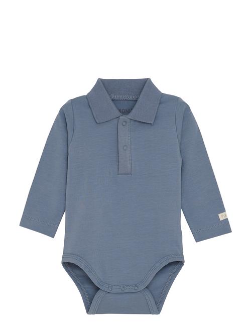 Body Ls W. Collar Fixoni Blue