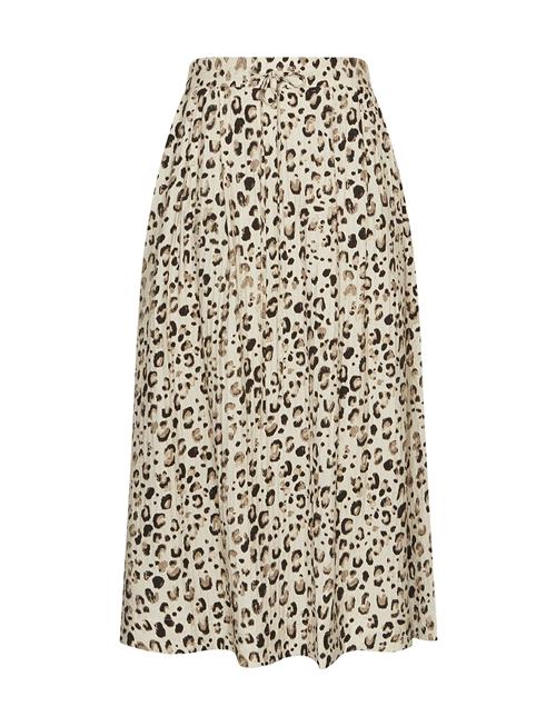 Mschalyona Vlora Skirt Aop MSCH Copenhagen Beige