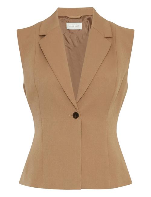 Se Mschkrissy Henrika Vest MSCH Copenhagen Beige ved Booztlet