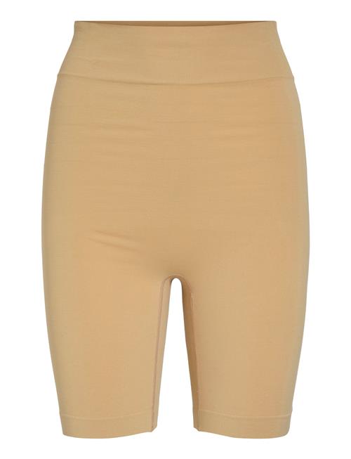 Vimacie Hw Seamless Shorts Vila Beige