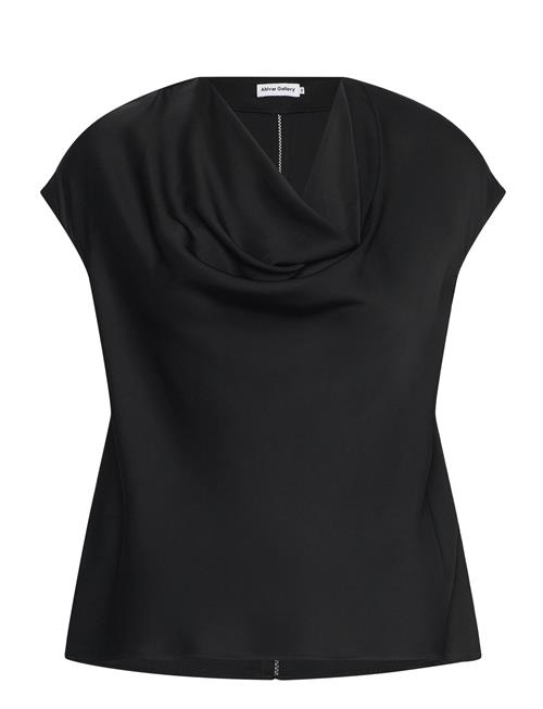 Zia Silk Top Ahlvar Gallery Black